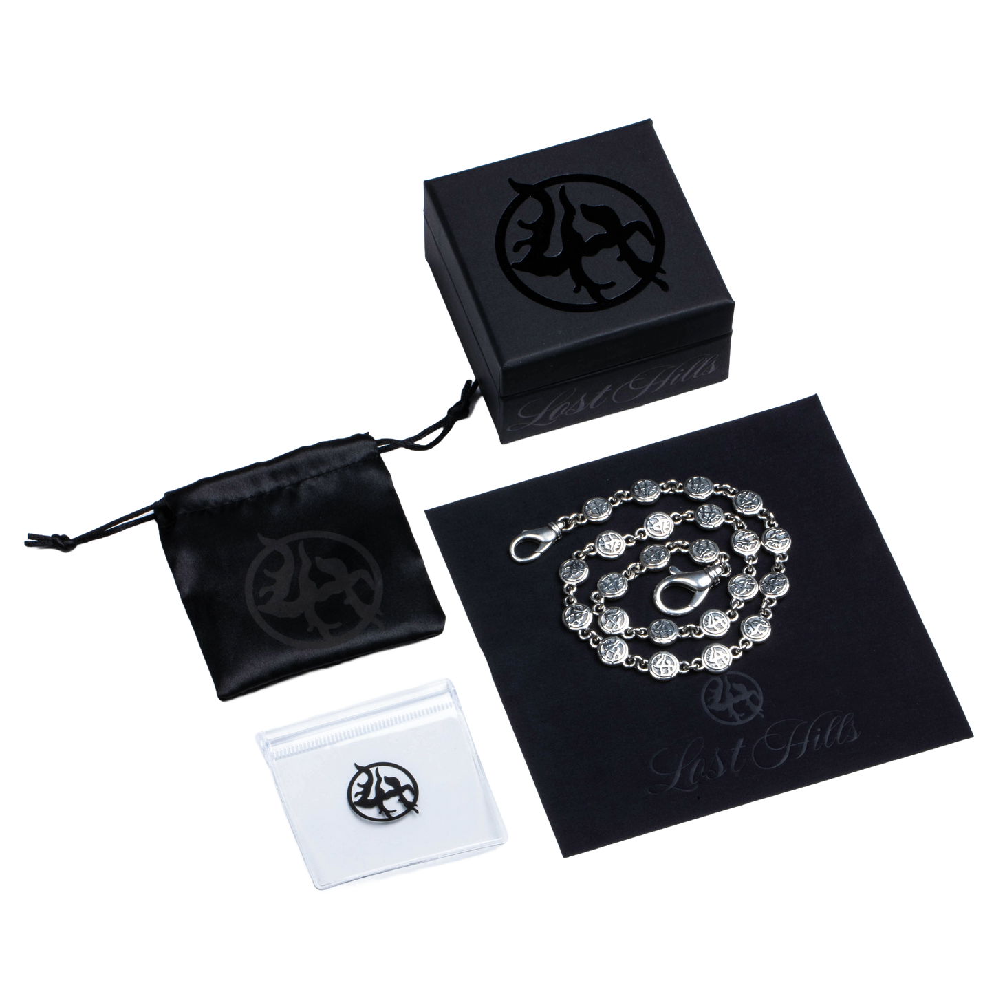 LH5 CHAIN WALLET BIG SILVER