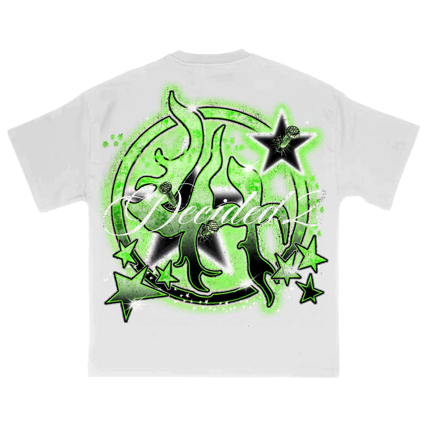 GREEN - WHITE