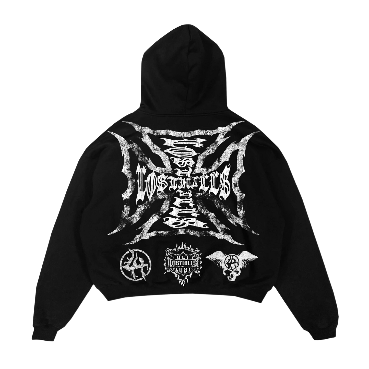 LH6002 HOODY - BLACK