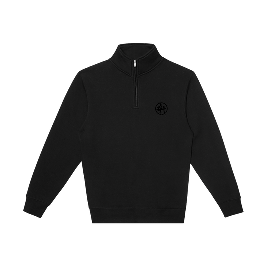 LHEX0002 PREMIUM QUATER ZIP - BLACK