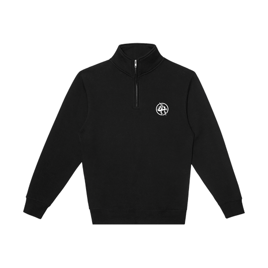 LHEX0001 PREMIUM QUATER ZIP - BLACK