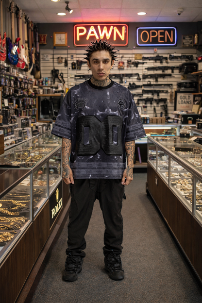 LHXSF004 JERSEY - BLACK