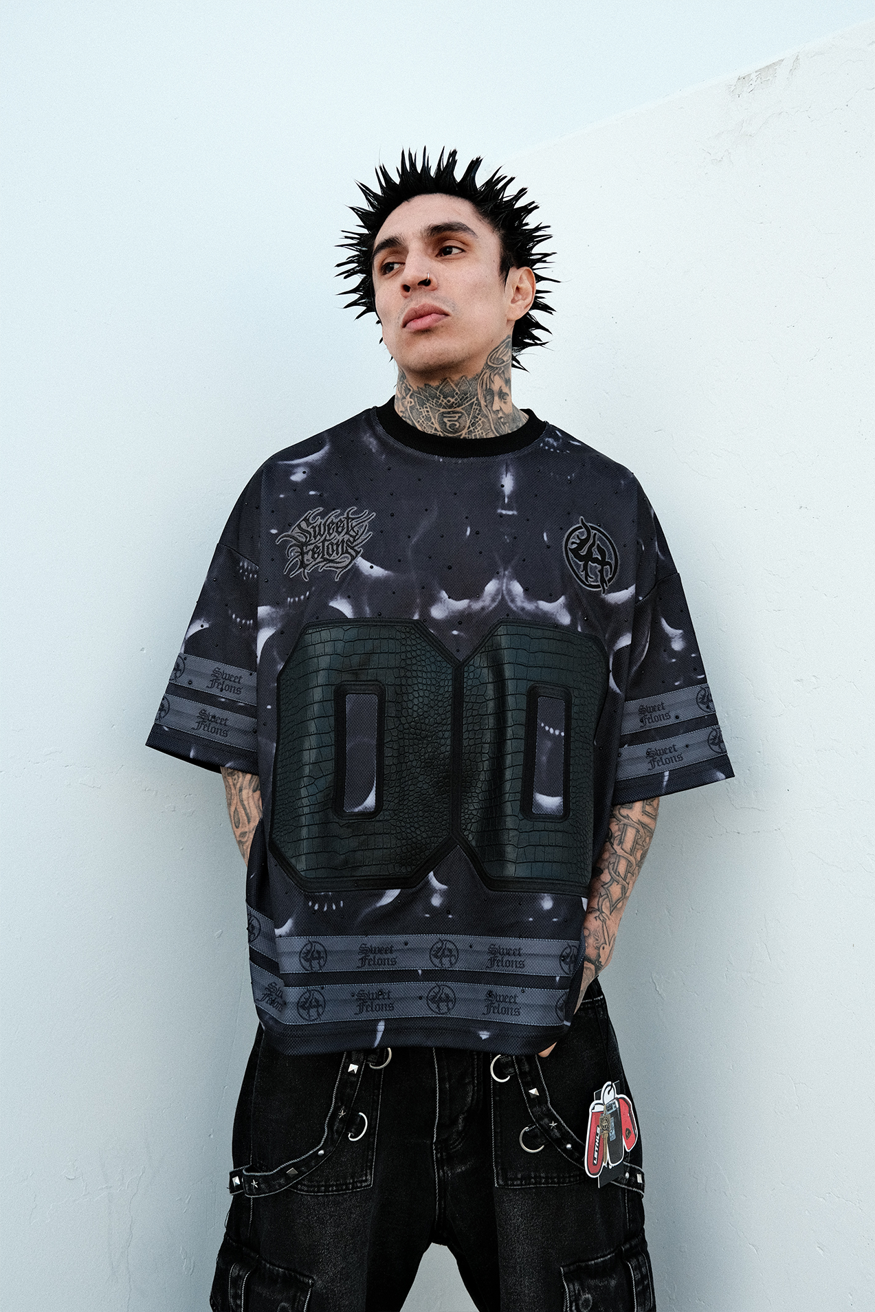 LHXSF004 JERSEY - BLACK