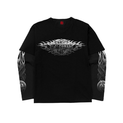 CHROMELH002 LONGSLEEVE BLACK