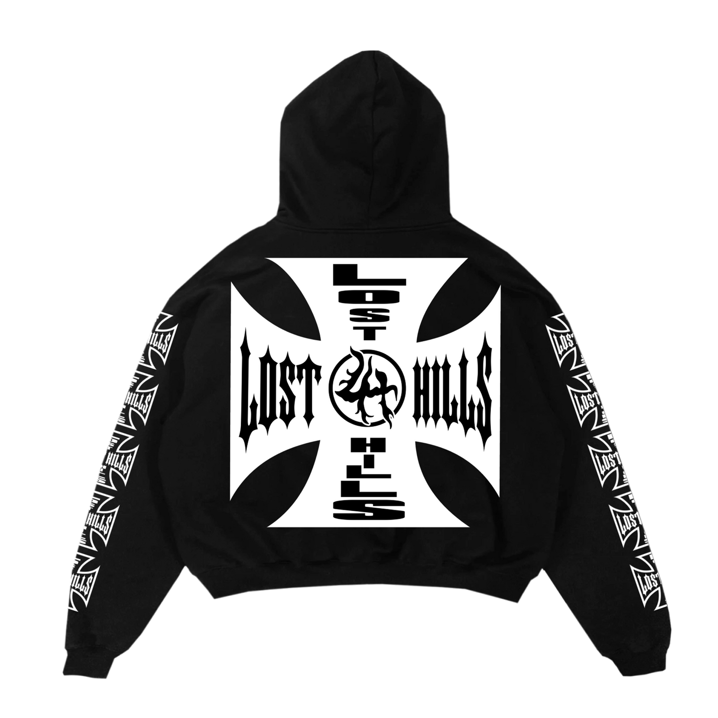 LH513 HOODY - BLACK