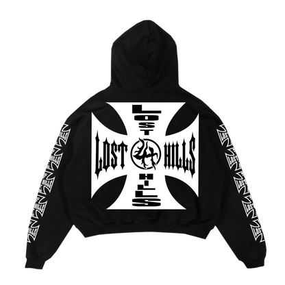 LH513 HOODY - BLACK