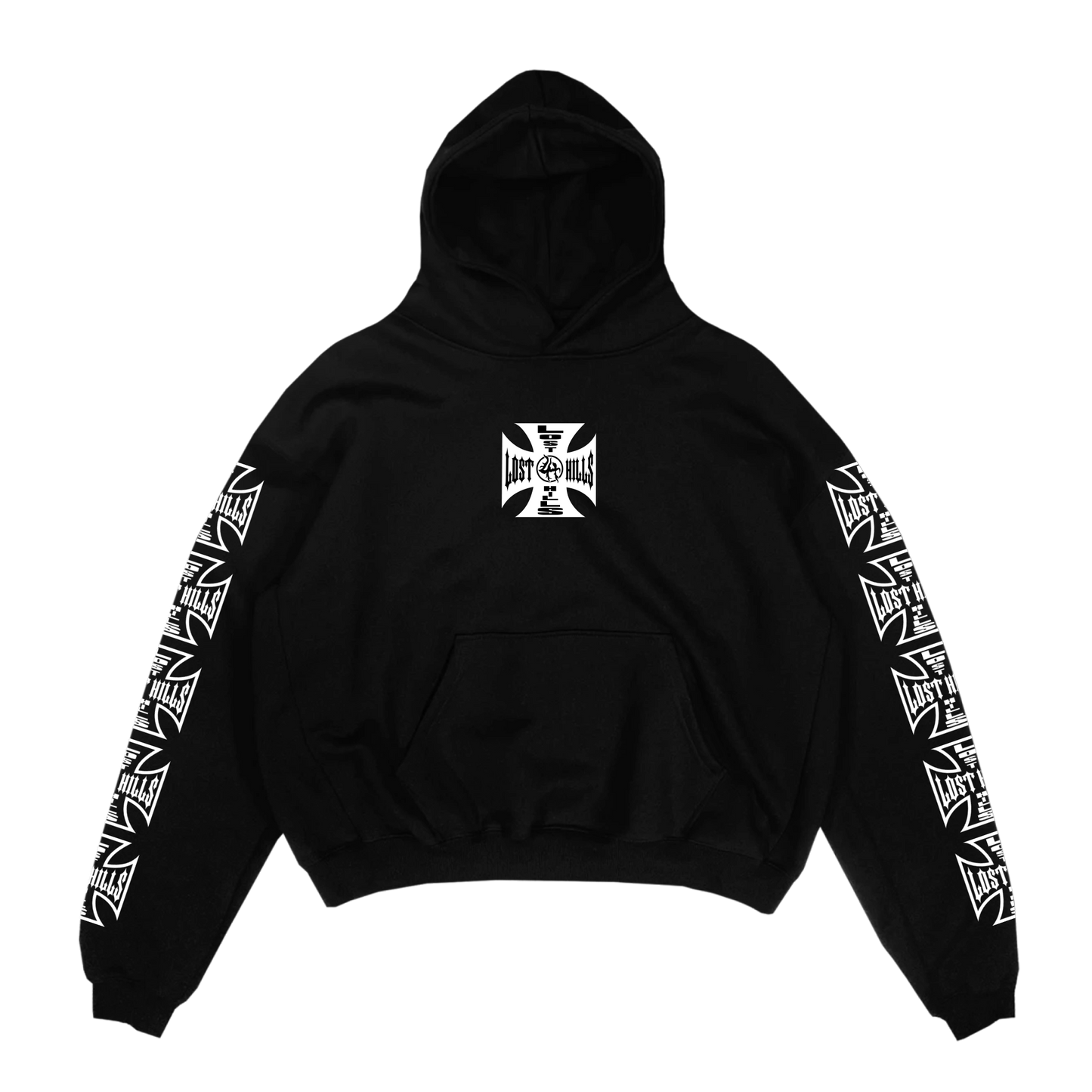 LH513 HOODY - BLACK