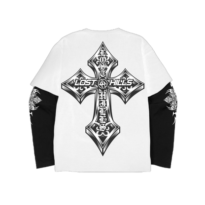 CHROMELH001 LONGSLEEVE WHITE