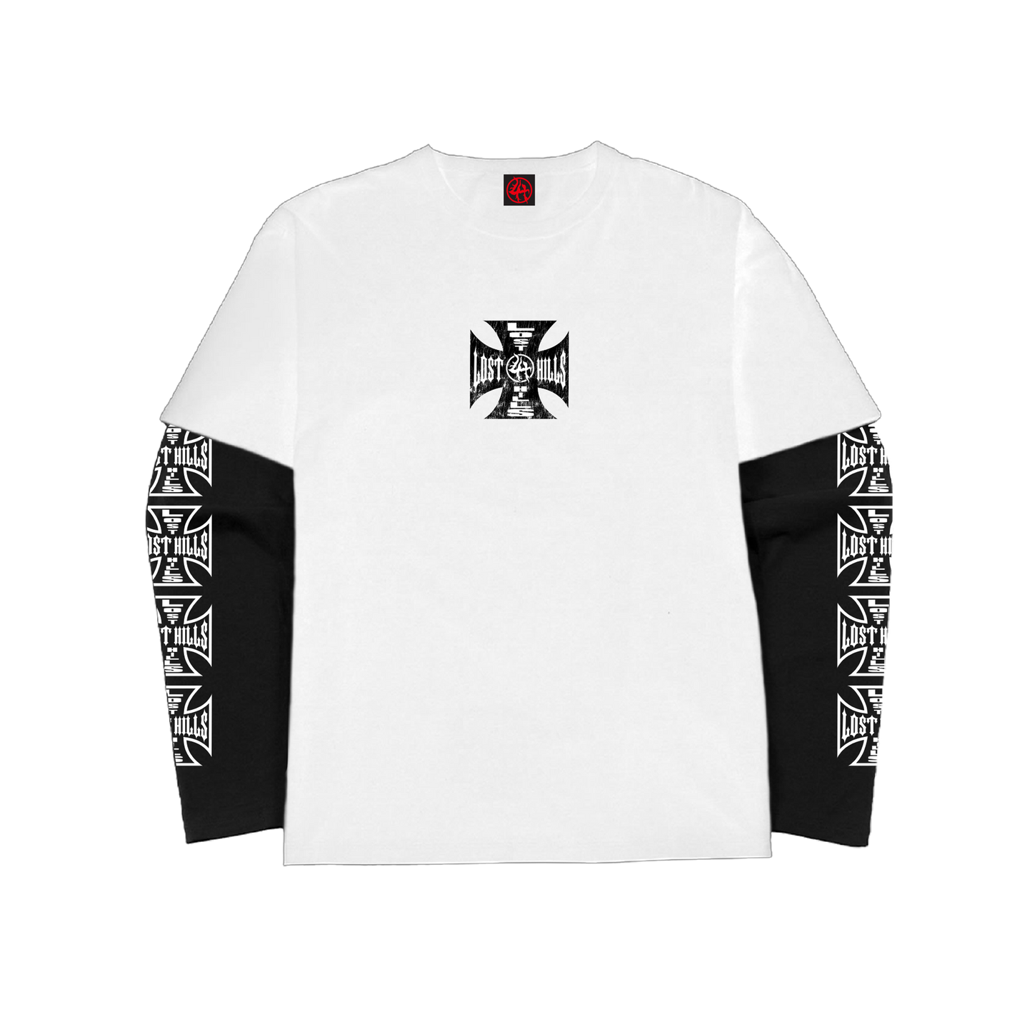 CHROMELH003 LONGSLEEVE WHITE