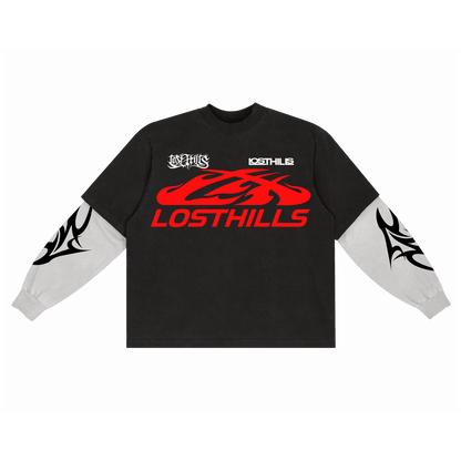 LHBF005 2FER LONG SLEEVE - BLACK