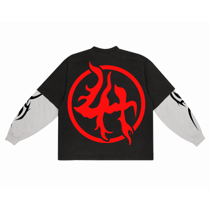 LHBF005 2FER LONG SLEEVE - BLACK