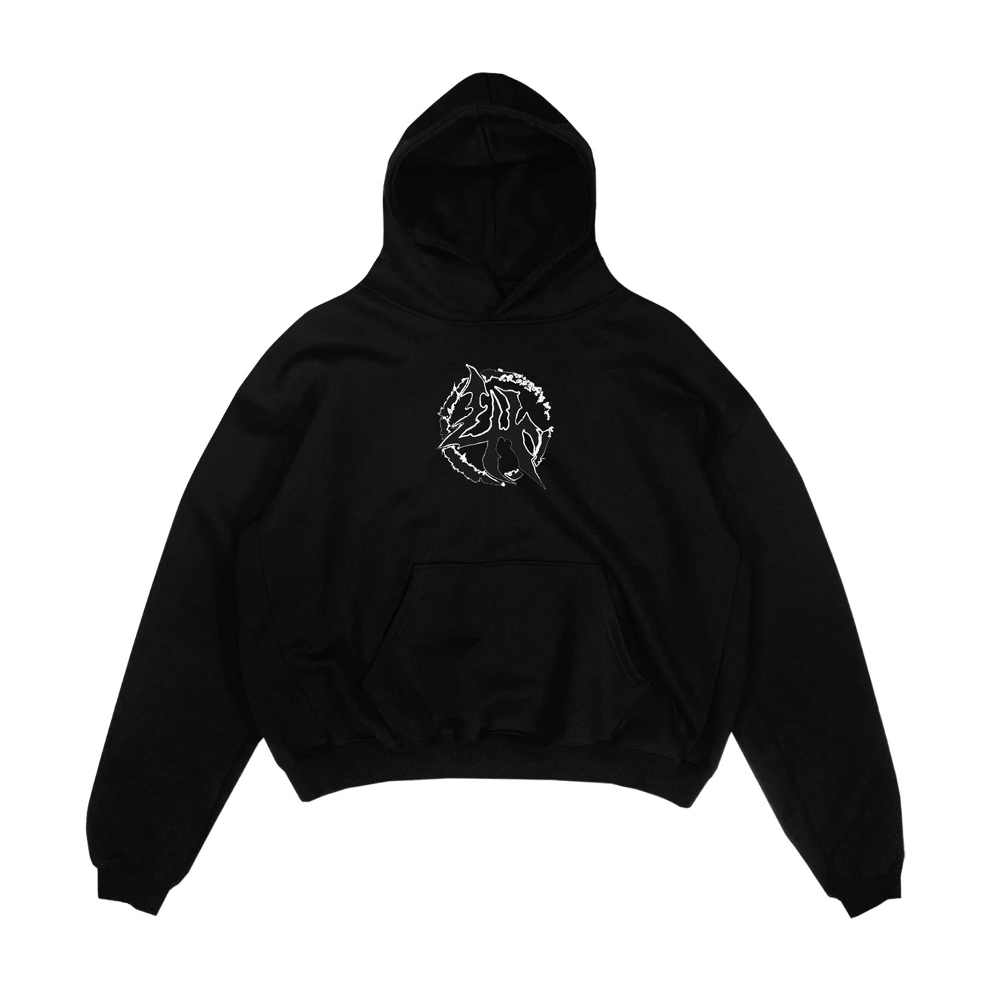 LHBF007 HOODY - BLACK