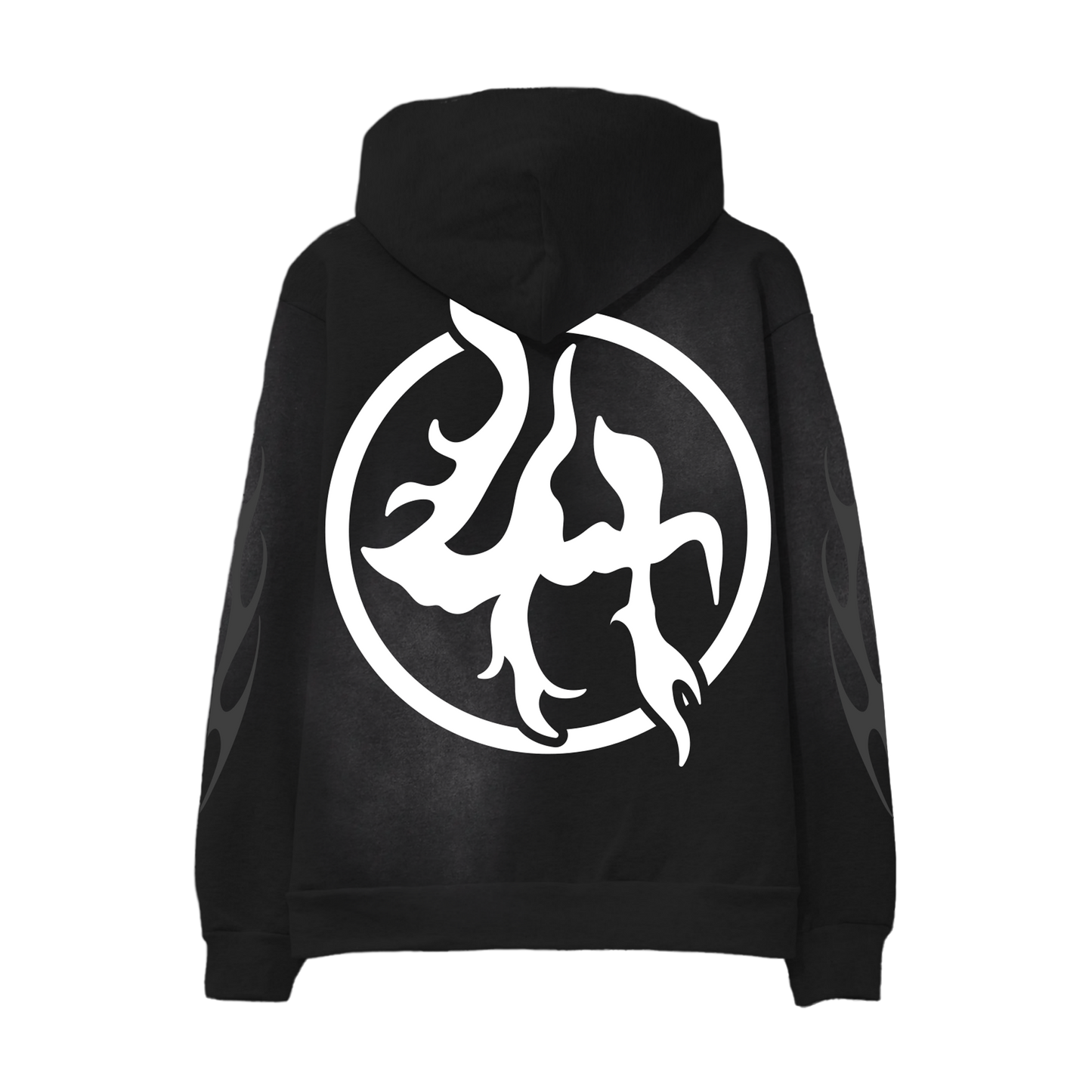 LHBF009 ZIP UP HOODY - BLACK