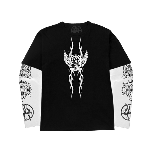 LH6001 2FER LONG SLEEVE - BLACK