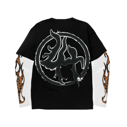 LH6002 2FER LONG SLEEVE - BLACK