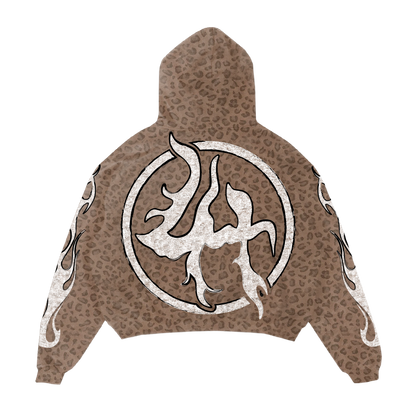 LH6014 HOODY - LEOPARD