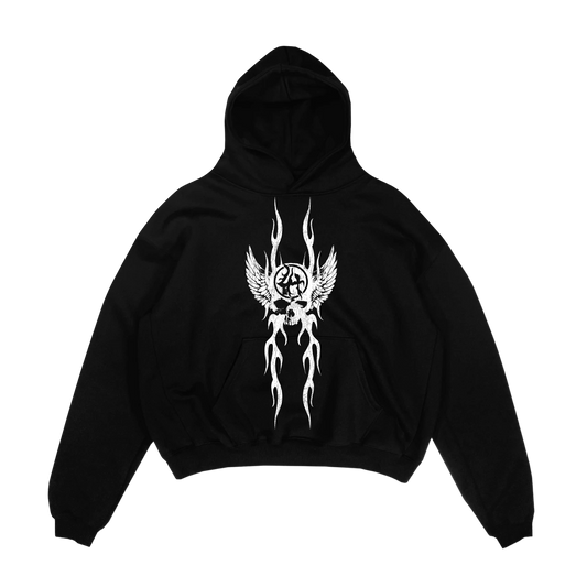 LH6002 HOODY - BLACK