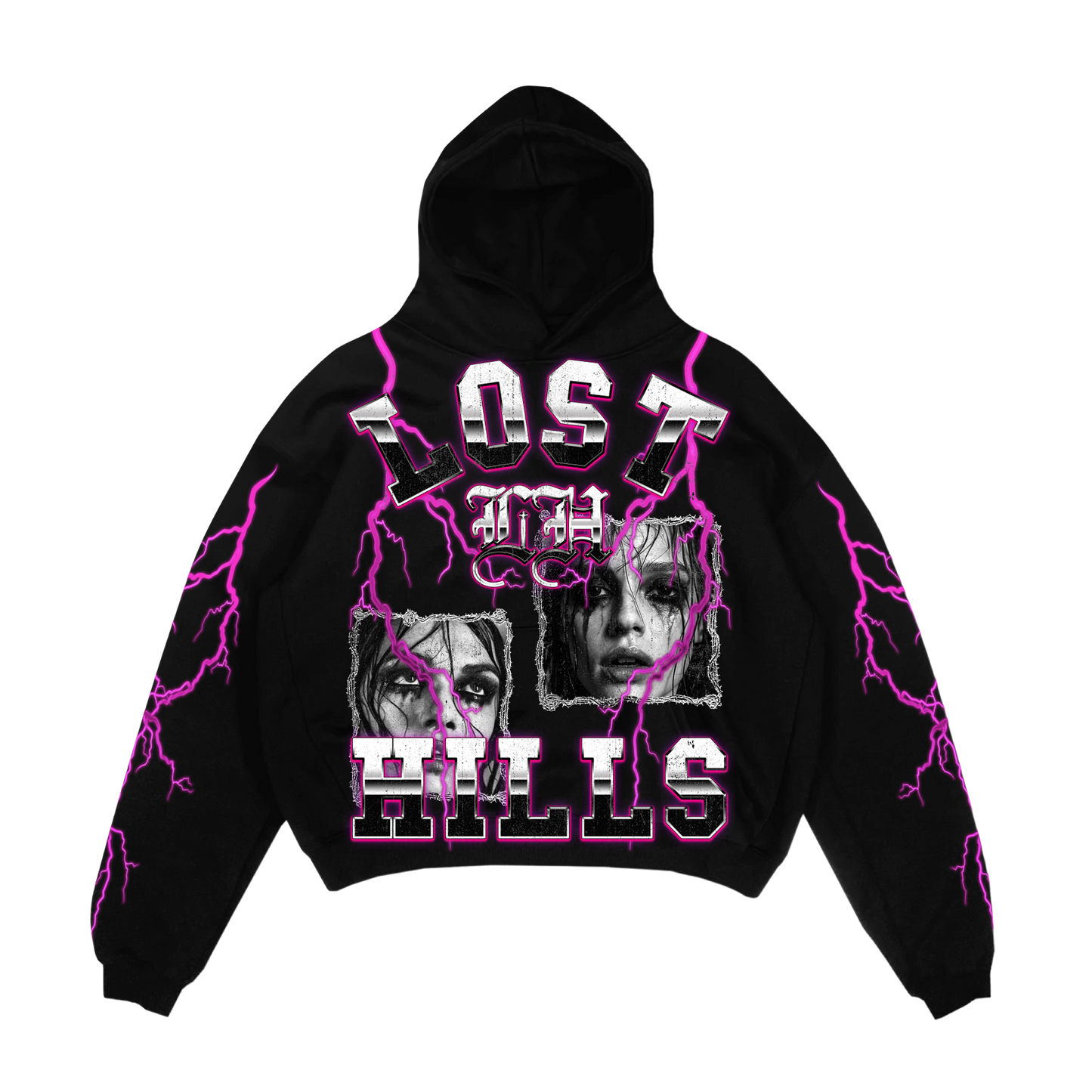 LH6006 HOODY - BLACK