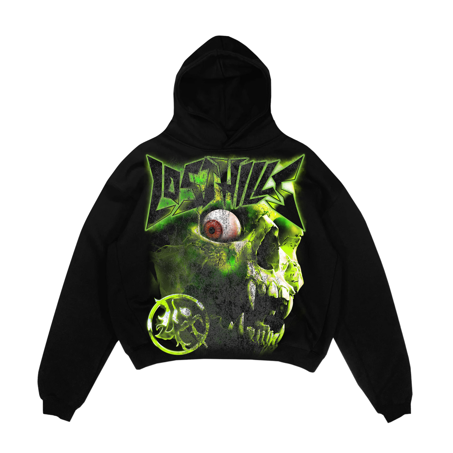 LH6011 HOODY - BLACK