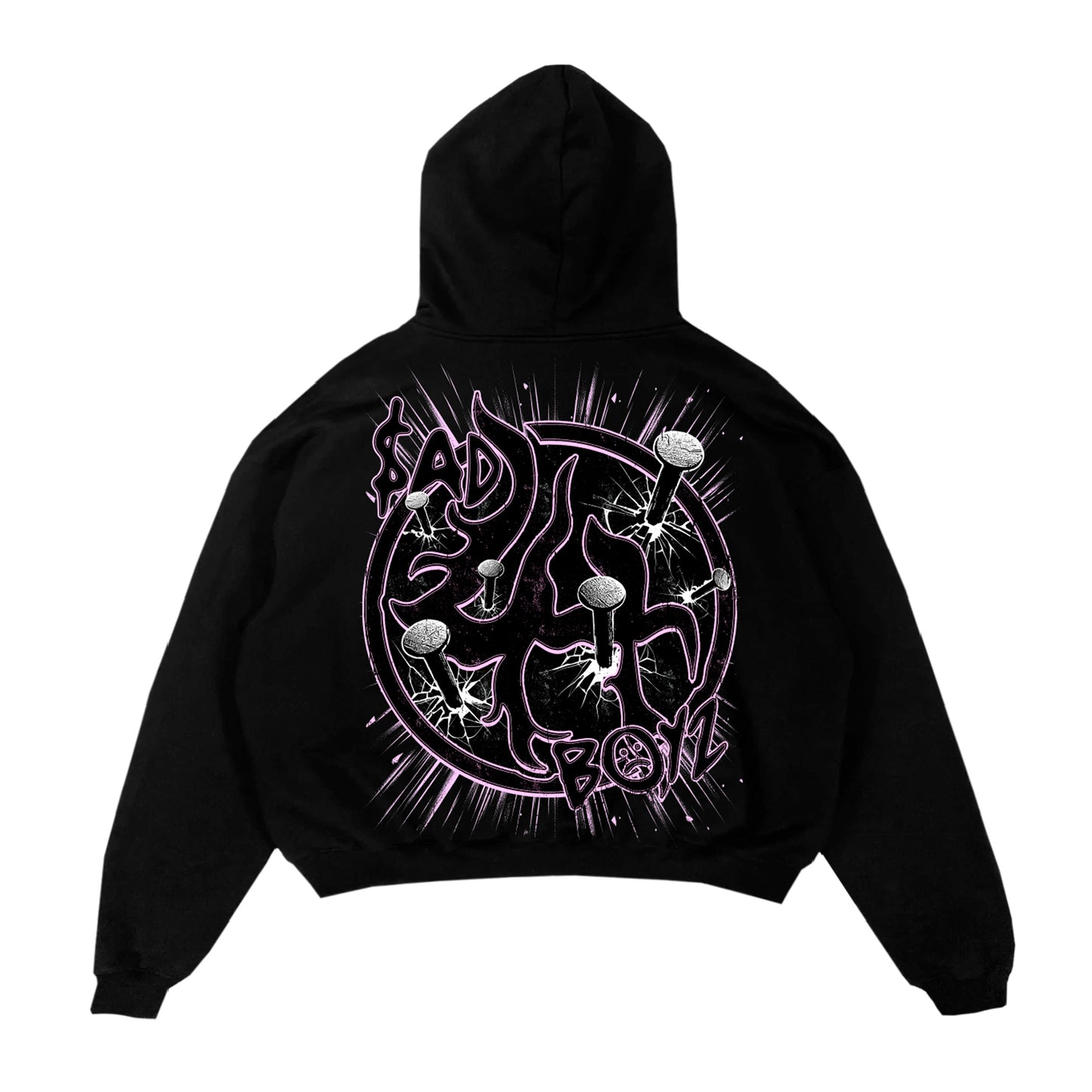 LHSBHOODY006 - BLACK