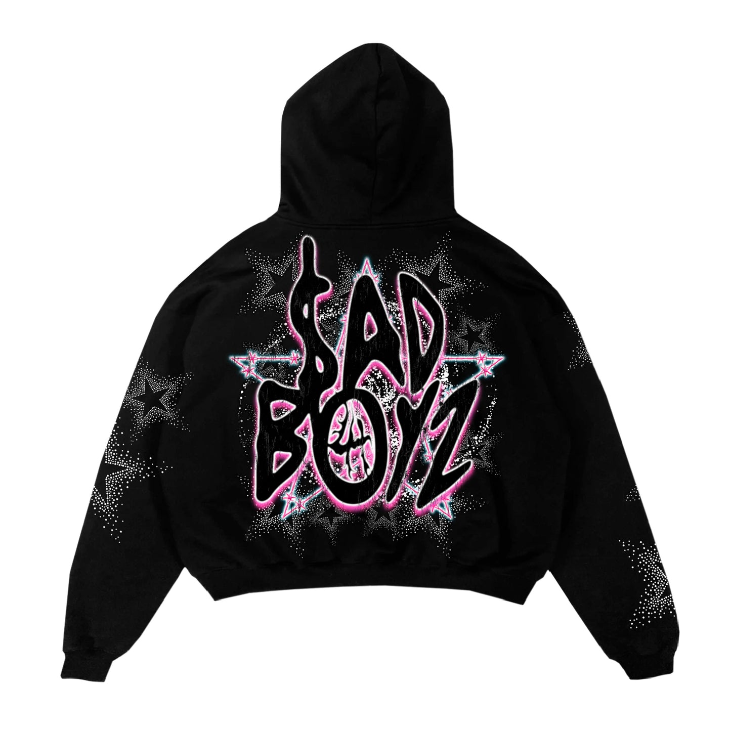 LHSBHOODY008 - BLACK