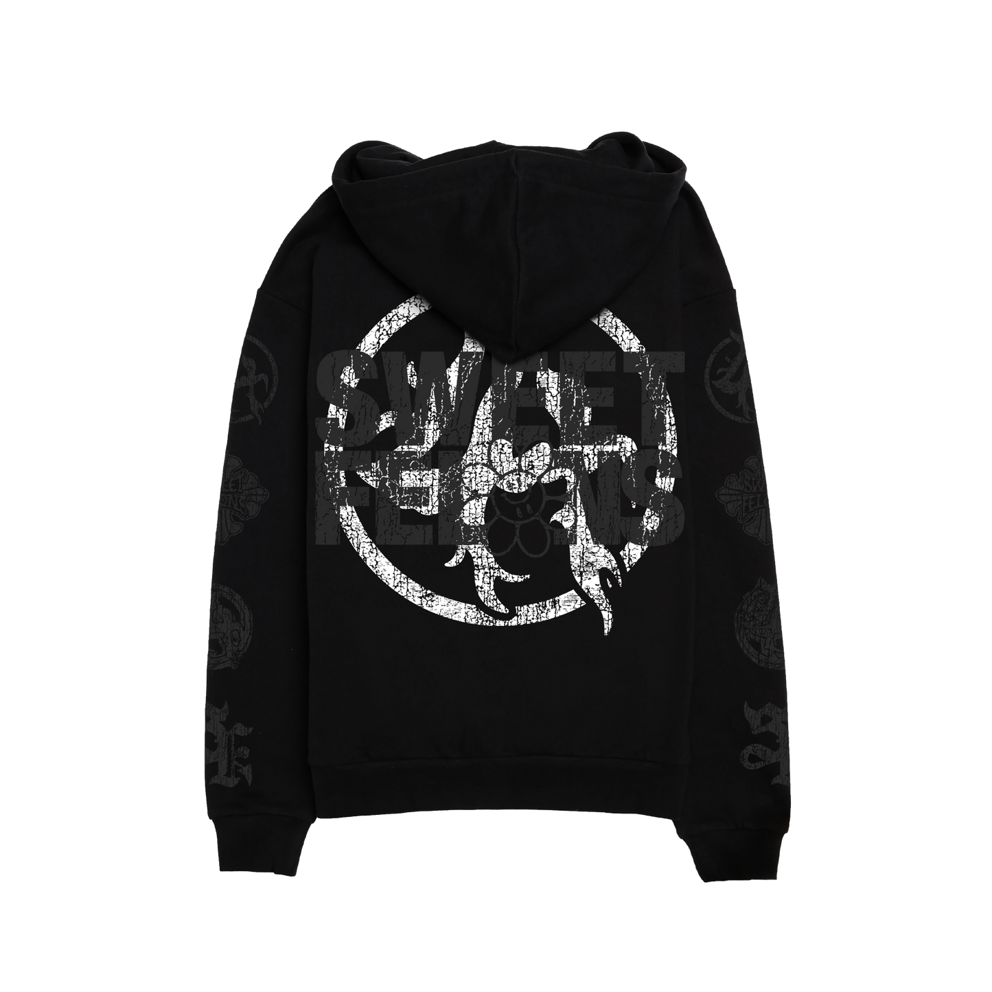 LHXSF003 ZIP UP HOODY - BLACK