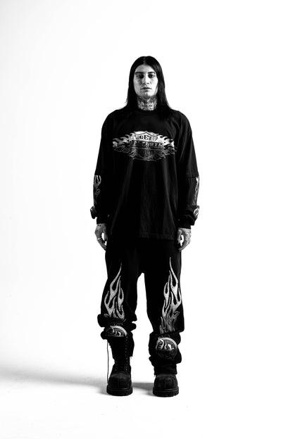 CHROMELH002 LONGSLEEVE BLACK