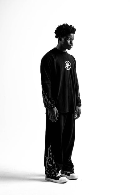 CHROMELH005 LONGSLEEVE BLACK