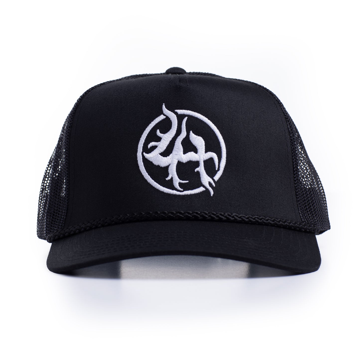 LOGO SNAPBACK HAT - BLACK/WHITE