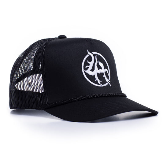 LOGO SNAPBACK HAT - BLACK/WHITE